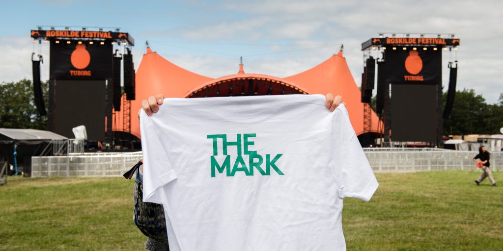 The Mark - Roskilde festival, merchandise t-shirt med The Mark