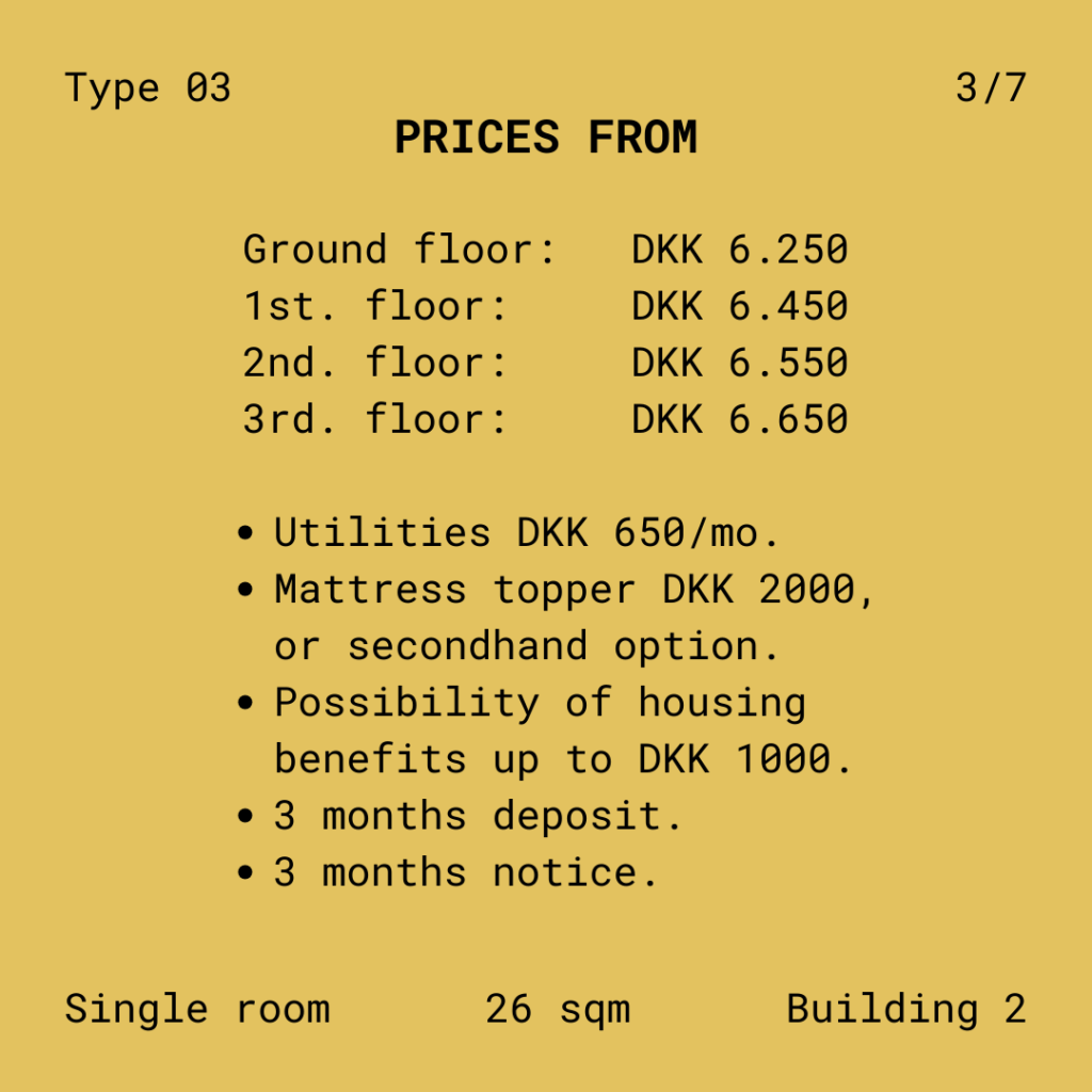 Student Housing single room prices